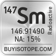 147sm isotope 147sm enriched 147sm abundance 147sm atomic mass 147sm